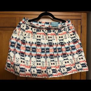 Aztec print mini skirt